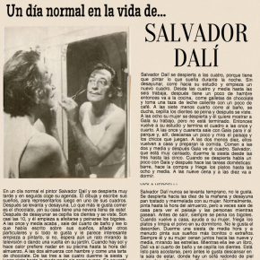 Un día normal en la vida de…Salvador Dalí